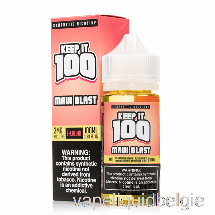 Vape-vloeistof Maui Blast - Bewaar Het 100 E-vloeistof - 100 Ml 3 Mg